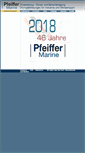 Mobile Screenshot of pfeiffer-marine.de